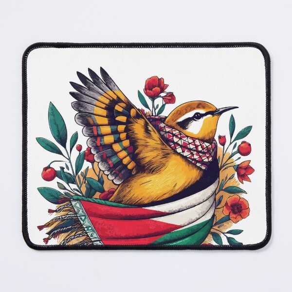 Item preview, Palestine Sunbird with scarf designed and sold by Riv9.
