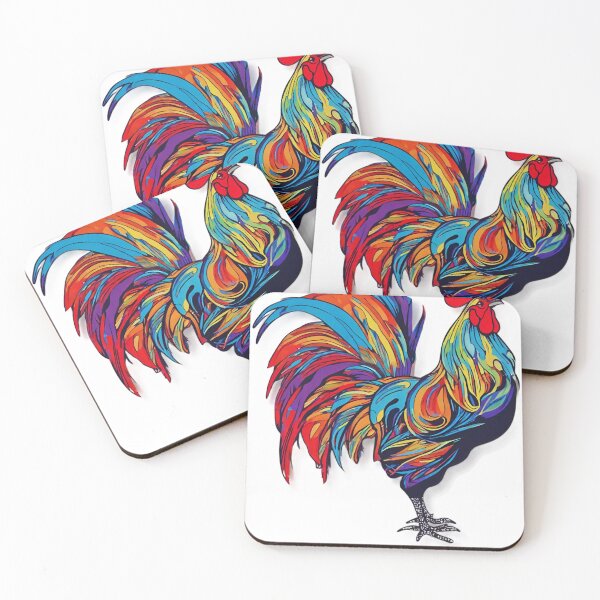Item preview, Colorful rooster designed and sold by StonePine.