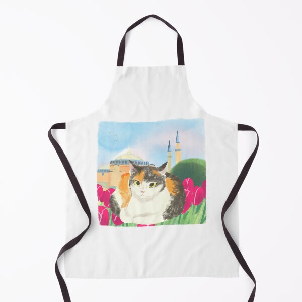 Item preview, A cat is sleeping in a flower garden designed and sold by Myartgood.