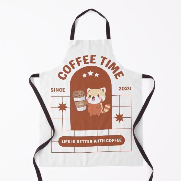 Item preview, Kawaii Red Panda Coffee ,Cute and Gorgeous Sweet Panda Art designed and sold by Dwipo Design.