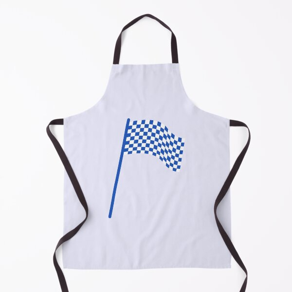 Item preview, Checkered flag blue and white designed and sold by wonderxwander.