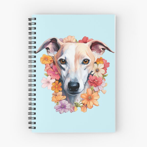 Item preview, Floral Whippet designed and sold by ZombieLH.