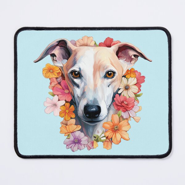 Item preview, Floral Whippet designed and sold by ZombieLH.