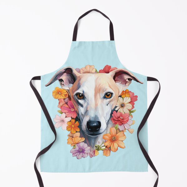 Item preview, Floral Whippet designed and sold by ZombieLH.