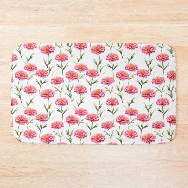 Item preview, Pink Marigold flower seamless pattern designed and sold by varinchai.