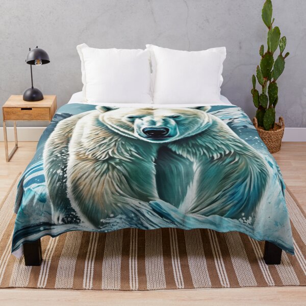 Item preview, Arctic Majesty: Best Polar Bear Paint Art designed and sold by Health And Fitness Posts e-Store.