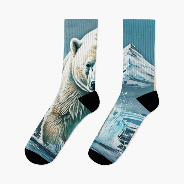 Item preview, Arctic Majesty: Best Polar Bear Paint Art designed and sold by Health And Fitness Posts e-Store.
