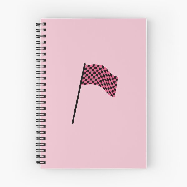 Item preview, Checkered flag black and pink designed and sold by wonderxwander.