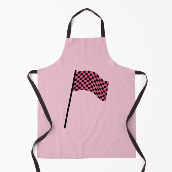 Item preview, Checkered flag black and pink designed and sold by wonderxwander.