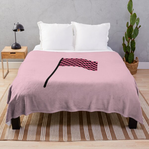 Item preview, Checkered flag black and pink designed and sold by wonderxwander.