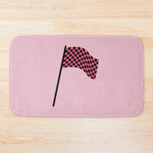 Item preview, Checkered flag black and pink designed and sold by wonderxwander.