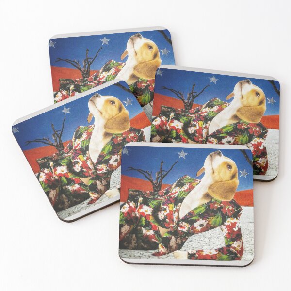 Item preview, Beagle Dog Portrait - 'Desert Flower' designed and sold by Nikki Fortuin Arts & Crafts.