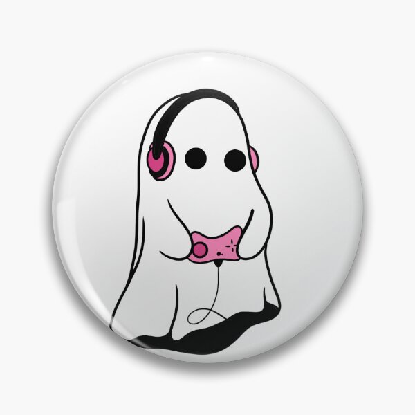 Item preview, Cartoon Ghost Gaming Pink designed and sold by sgmcdermott.