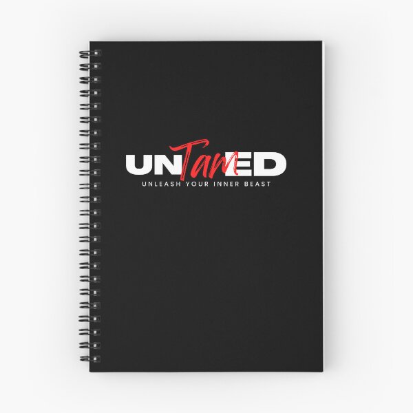 Artikelvorschau, Ungezähmt – motivierende Lebenszitat-Typografie – positive Sprüche für Fitnessstudio, Fitness, Training – ästhetisch inspirierend entworfen und verkauft von Colourverse.