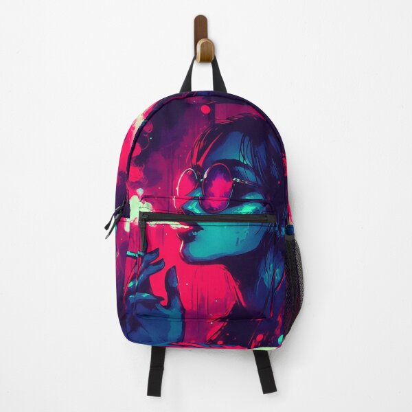 Item preview, Neon Smoky Girl [neo noir aesthetic] designed and sold by RESToRAPTOR.