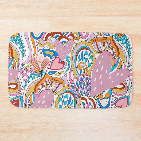 Item preview,  Colorful Retro Doodle Abstract seamless A-Line Dress by Belle Treasure Chest designed and sold by Luetta  Stuger- Fleming.