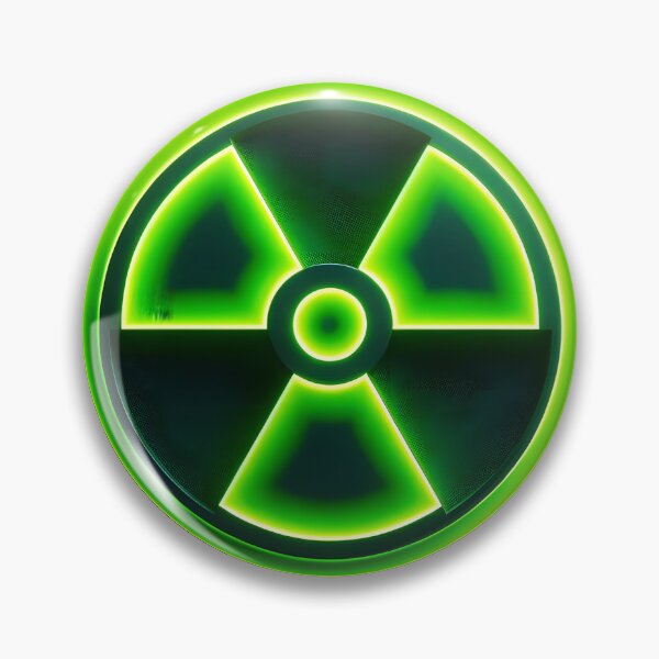 Item preview, Neon Green Radiation Sign designed and sold by FrostyForge.