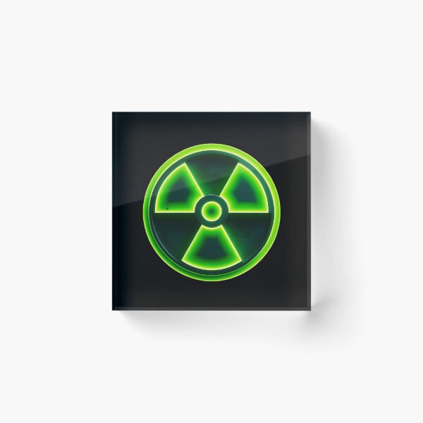 Item preview, Neon Green Radiation Sign designed and sold by FrostyFrisby.