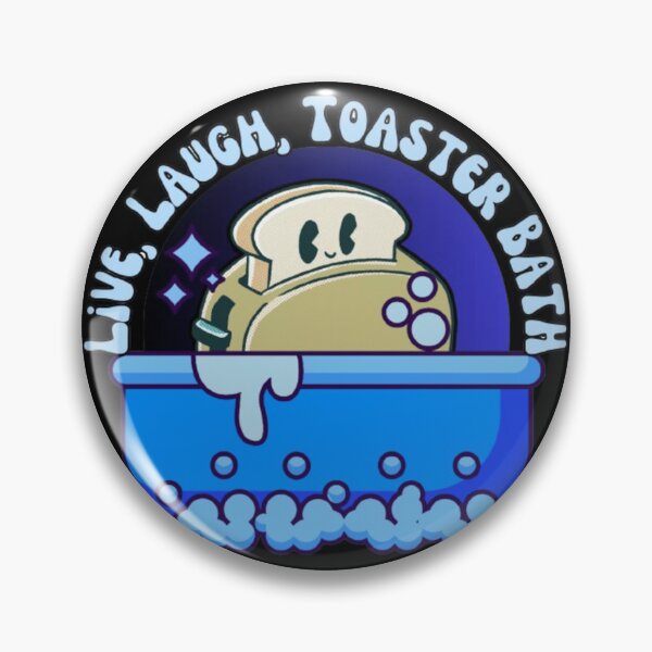 Item preview, Live, Laugh, Toaster Bath - Cool Blue Print designed and sold by TGAL2.