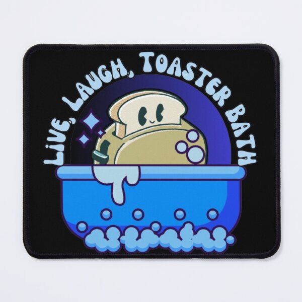 Item preview, Live, Laugh, Toaster Bath - Cool Blue Print designed and sold by TGAL2.