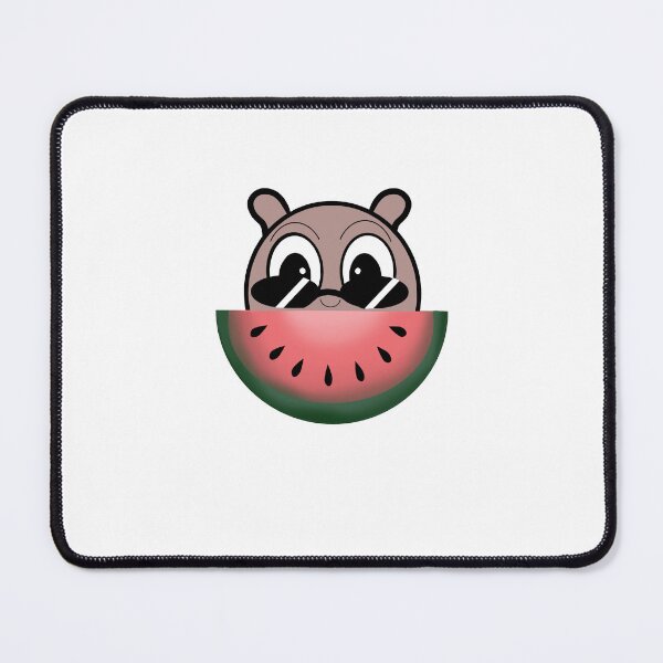 Item preview, Cute animal with a watermelon designed and sold by Cecileillu.