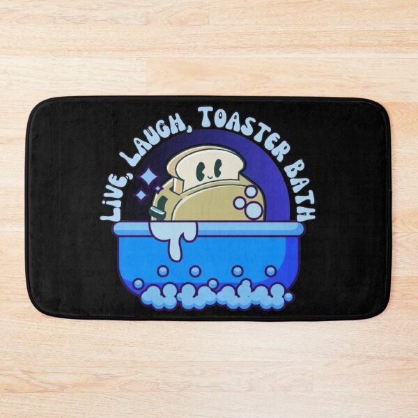 Item preview, Live, Laugh, Toaster Bath - Cool Blue Print designed and sold by TGAL2.