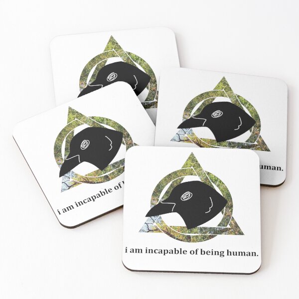 Item preview, 'i am incapable of being human' crow therian designed and sold by Omnyxis.