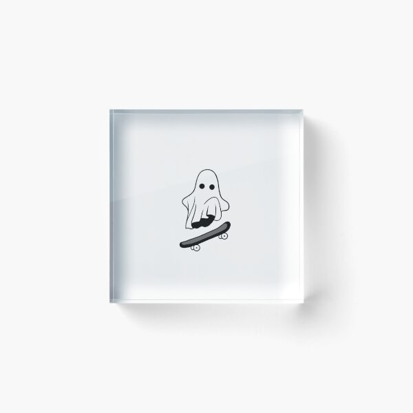 Item preview, Cartoon Ghost Skateboarding designed and sold by sgmcdermott.