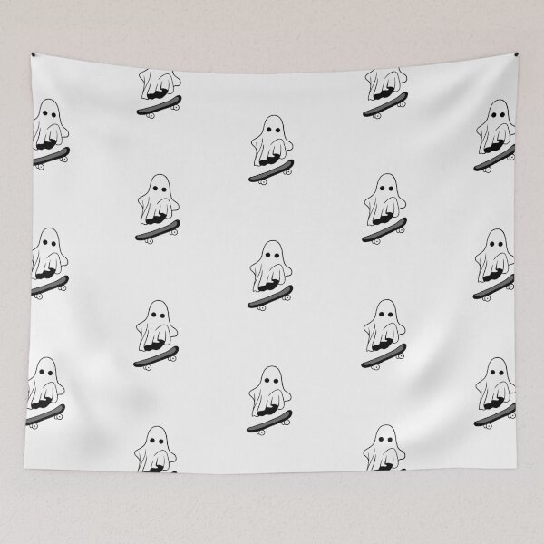 Item preview, Cartoon Ghost Skateboarding designed and sold by sgmcdermott.