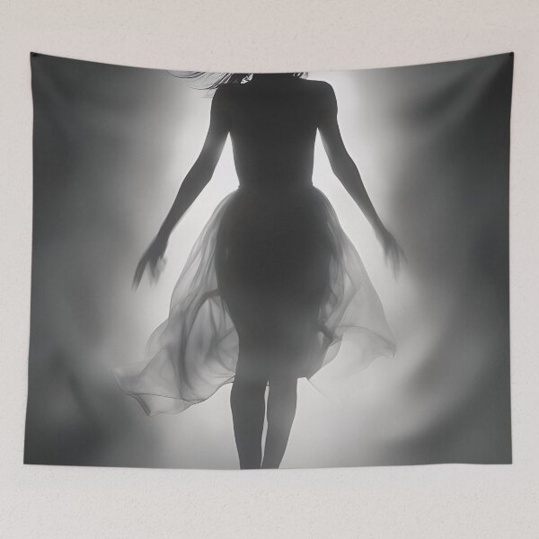 Item preview, Black and white photograph of a ghost designed and sold by Working-Woman.