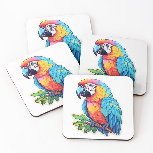Item preview,  colored macaw parrot designed and sold by Ararat Shahinyan.