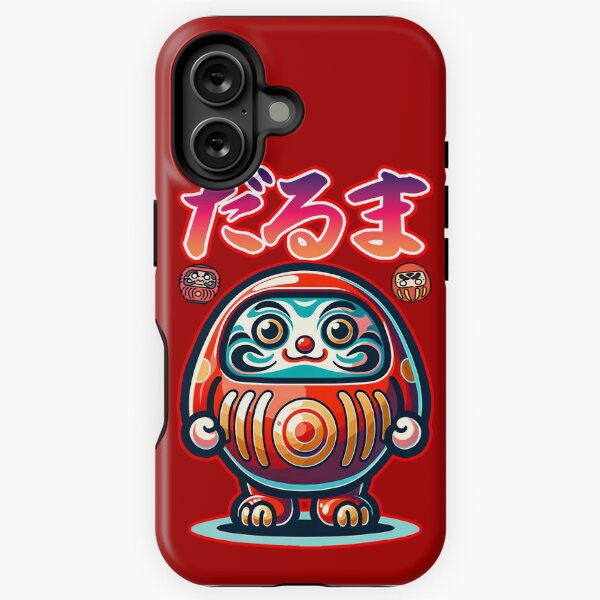 Japanese Daruma Stickers iPhone Case Magsafe対応 Daruma iPhone Cases for Sale | Redbubble