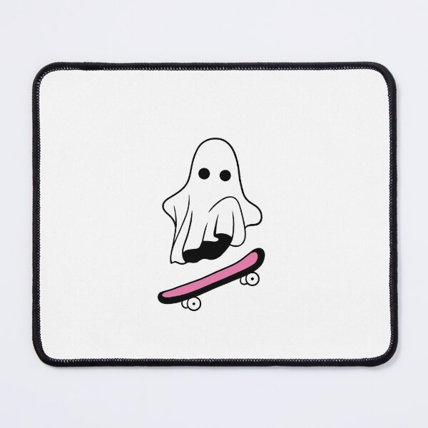 Item preview, Cartoon Ghost Skateboarding Pink designed and sold by sgmcdermott.