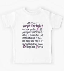 Calligraphy - Book of Genesis Kids Tee