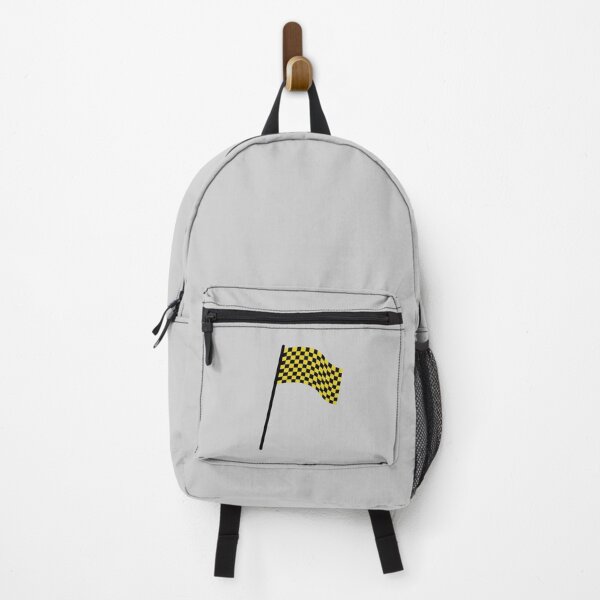 Item preview, Checkered flag black and yellow designed and sold by wonderxwander.