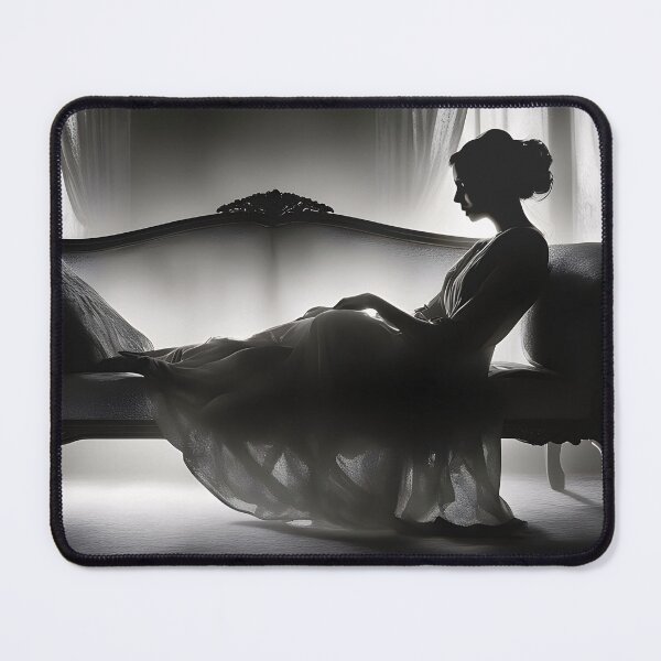 Item preview, Black and white photograph of a princess designed and sold by Working-Woman.