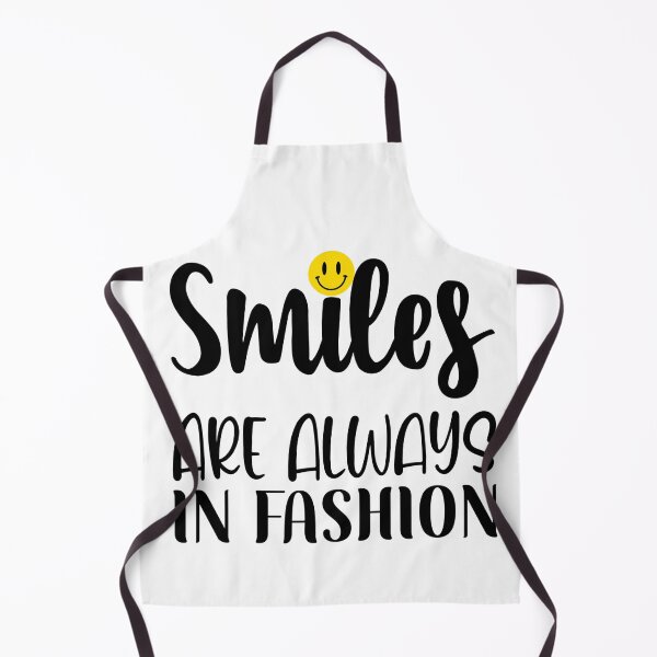 Item preview, Smiles Are Always in Fashion designed and sold by Funky Fibers.