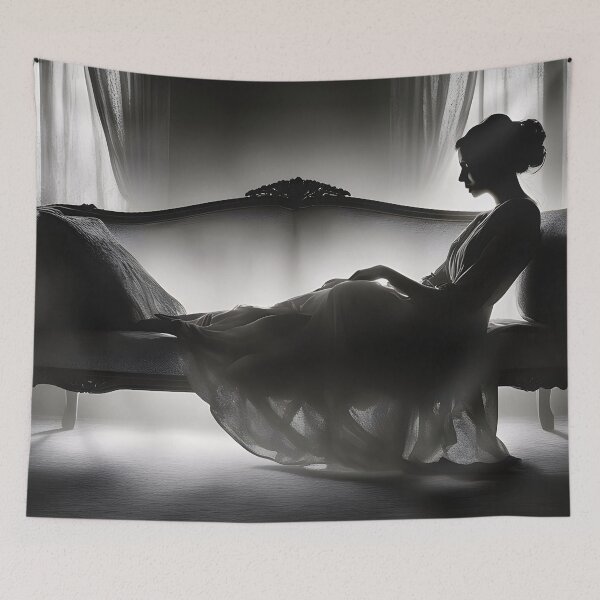 Item preview, Black and white photograph of a princess designed and sold by Working-Woman.