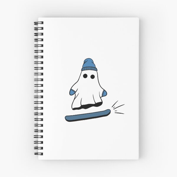 Item preview, Cartoon Ghost Snowboarding designed and sold by sgmcdermott.