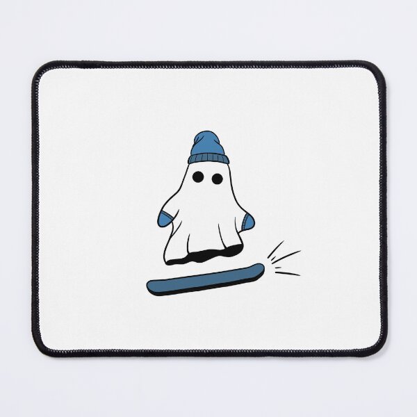 Item preview, Cartoon Ghost Snowboarding designed and sold by sgmcdermott.