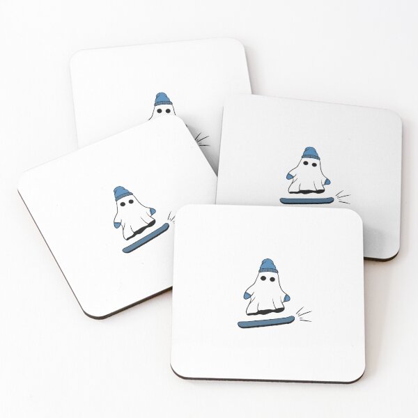 Item preview, Cartoon Ghost Snowboarding designed and sold by sgmcdermott.