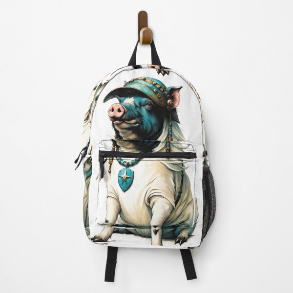 Item preview, Turquoise Rebel - Warrior Pig designed and sold by filusattila.
