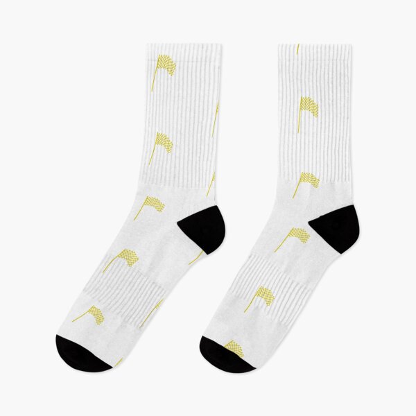 Item preview, Checkered flag yellow and white designed and sold by wonderxwander.