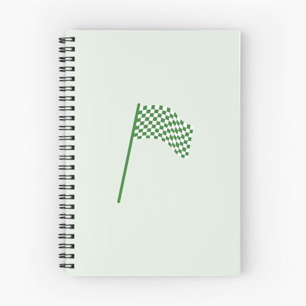 Item preview, Checkered flag green and white designed and sold by wonderxwander.