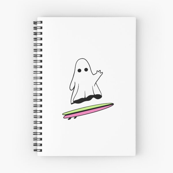 Item preview, Cartoon Ghost Surfing Pink designed and sold by sgmcdermott.