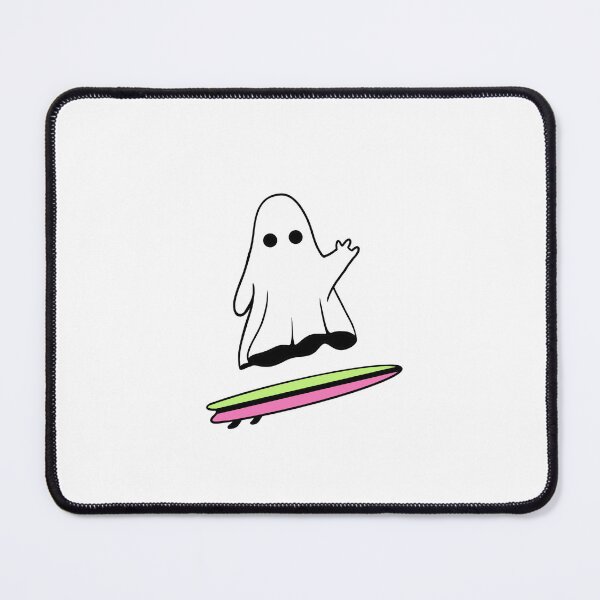 Item preview, Cartoon Ghost Surfing Pink designed and sold by sgmcdermott.