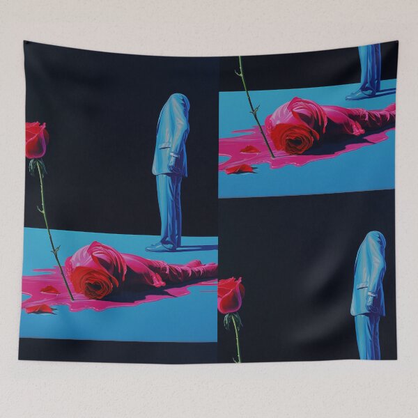 Item preview, the rose, the man, blue 02 designed and sold by Sarfa-art.