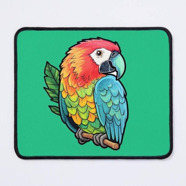 Item preview, colored macaw parrot designed and sold by Ararat Shahinyan.