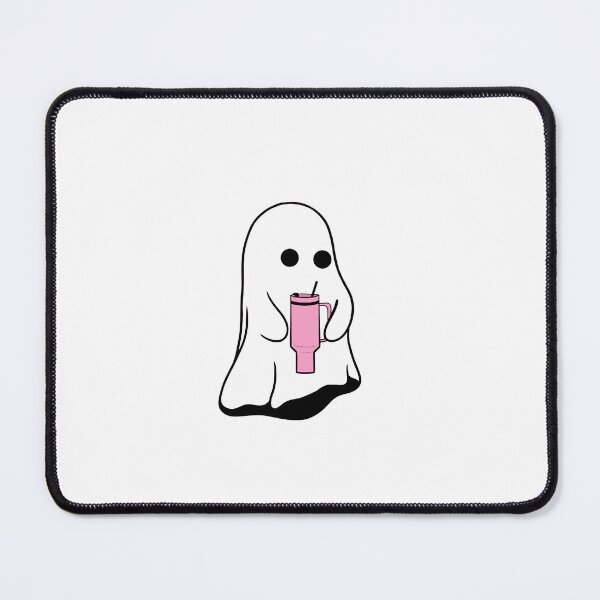 Item preview, Cartoon Ghost Sipping Drink designed and sold by sgmcdermott.
