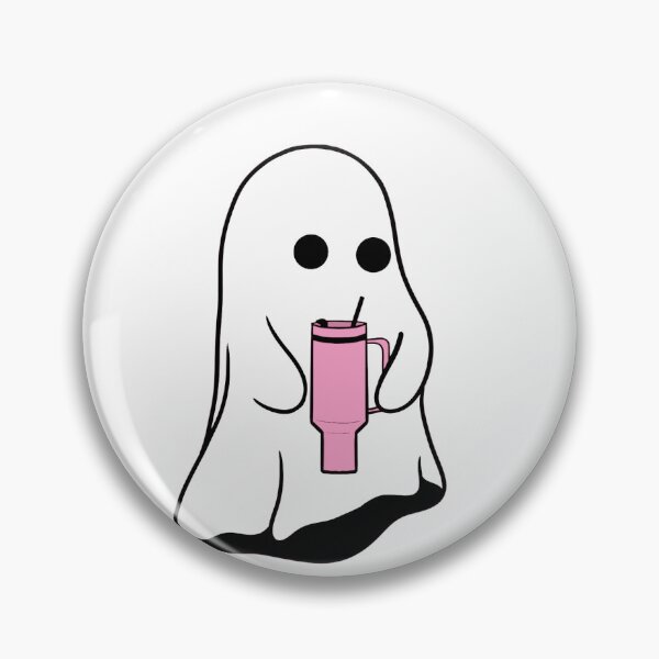 Item preview, Cartoon Ghost Sipping Drink designed and sold by sgmcdermott.